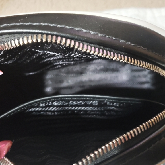 Authentic Prada Leather Crossbody Bowling Bag - Picture 10 of 11